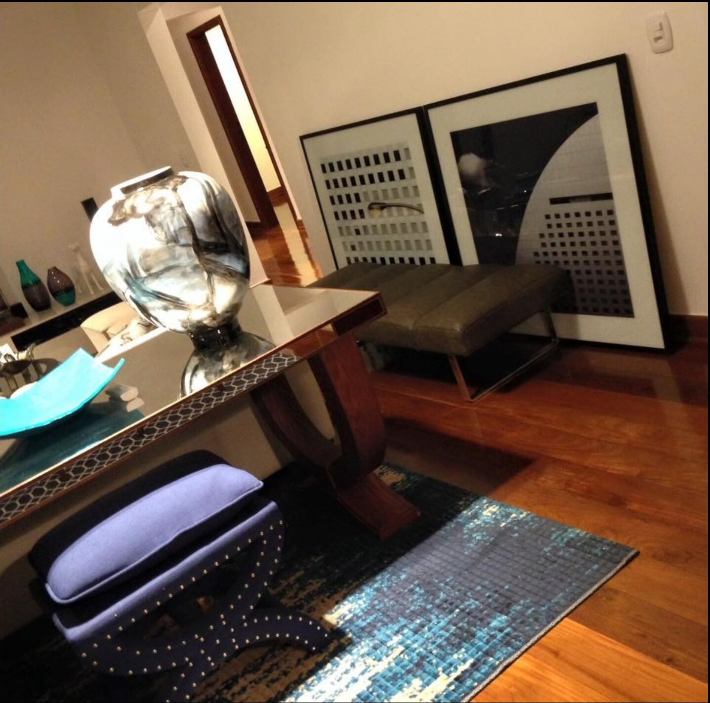Apartamento Moderno em Azul